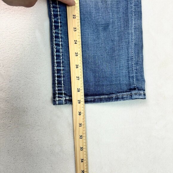 Rock Revival Capri Luz Embroidered Jeans Women's Size 30 - Picture 10 of 16